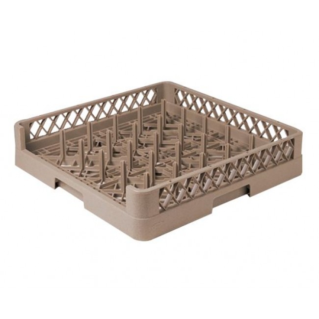 25-Compartment Open Plate &Tray Rack